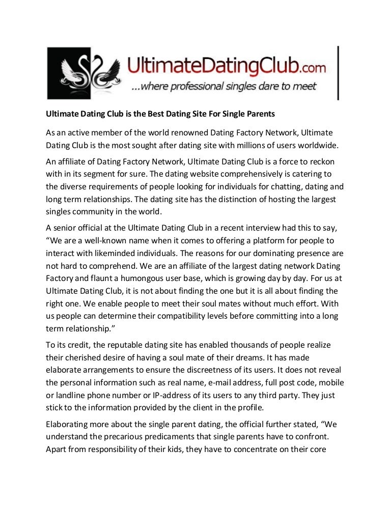 ultimate dating sites